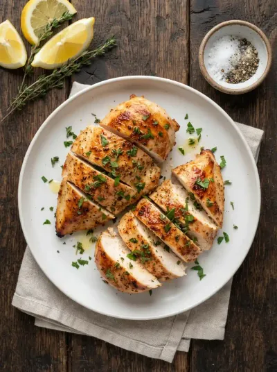 Baked Chicken Breast Recipe – Easy Oven Method - ingredients preparation