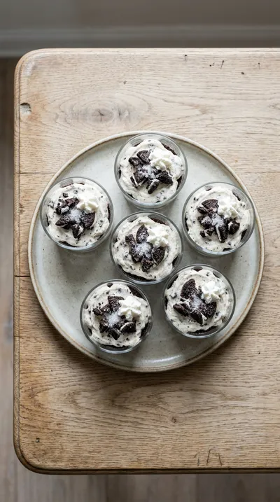 Oreo No-Bake Cheesecake Cups Recipe - cooking process