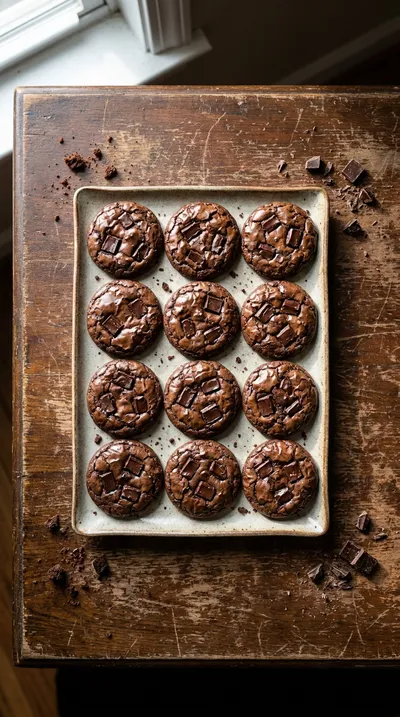 Brownie Cookies Recipe - cooking process