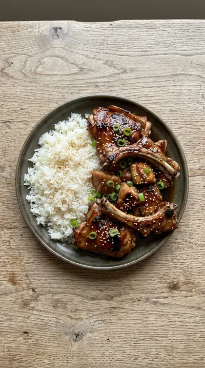 Irresistible Bourbon Chicken Recipe - ingredients preparation