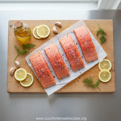 Easy Air Fryer Salmon Recipe - cooking process