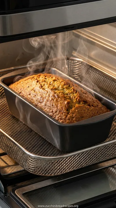 Air Fryer Zucchini Bread: Healthy Quick Recipe - cooking process