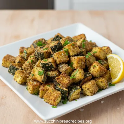 Air Fryer Zucchini Recipe - ready to serve