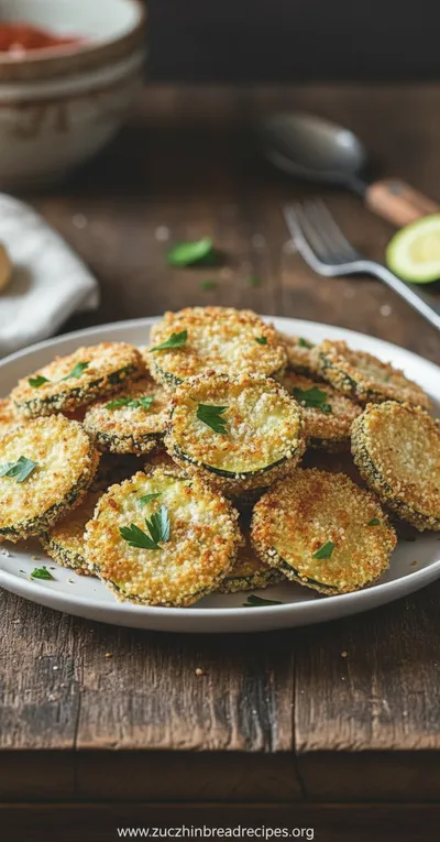 Crispy Air Fryer Zucchini Parmesan Bites