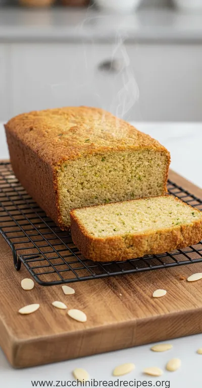The Best Almond Flour Zucchini Bread - ready to serve