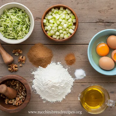 Apple Walnut Zucchini Bread Recipe - cooking process