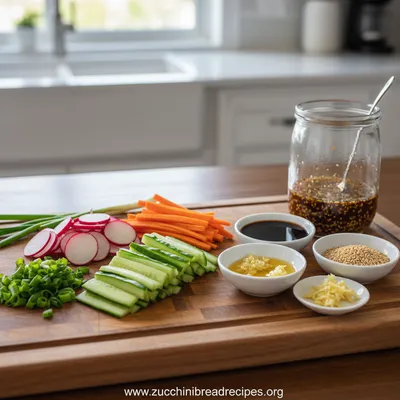 Asian Cucumber Salad - cooking process