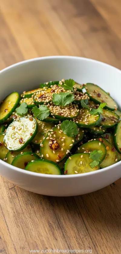 Easy Asian Cucumber Salad