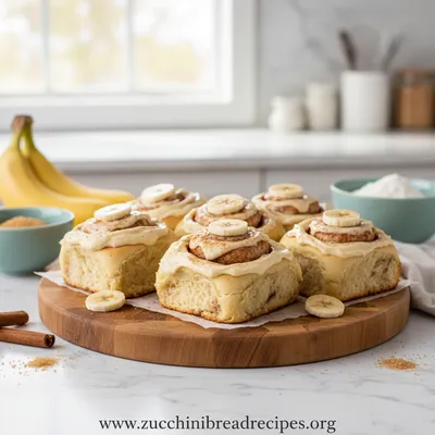 Banana Bread Cinnamon Rolls