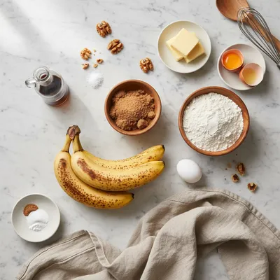 Old Fashioned Banana Bread - cooking process