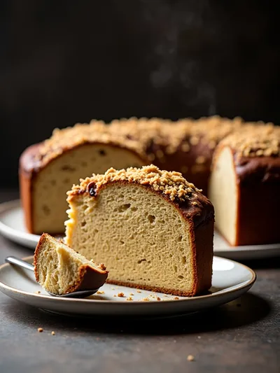 Moist Banana Coffee Cake Recipe