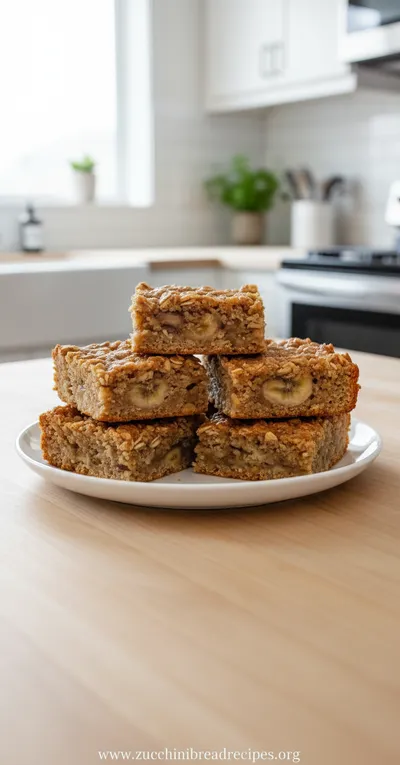 Banana Oatmeal Bars – Energizing Healthy Snack