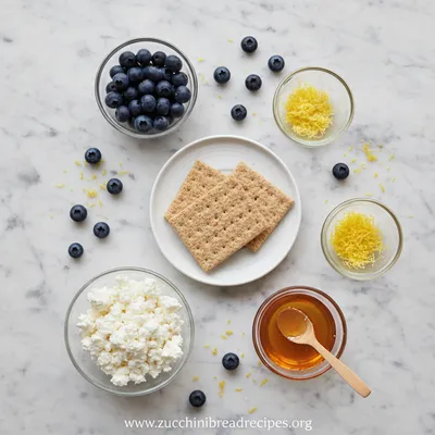 Blueberry and Lemon Zest Cottage Cheese Bites - cooking process