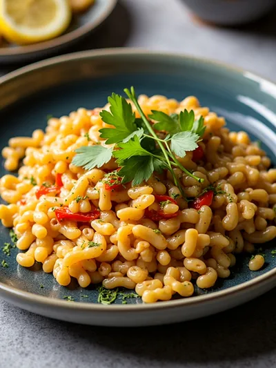 One-Pot Cajun Orzo: Comforting Quick Meal - ready to serve