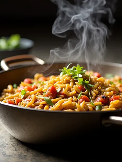 One-Pot Cajun Orzo: Comforting Quick Meal