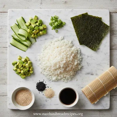 California Roll Cucumber Salad - cooking process