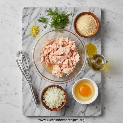 Canned Salmon Patties - cooking process