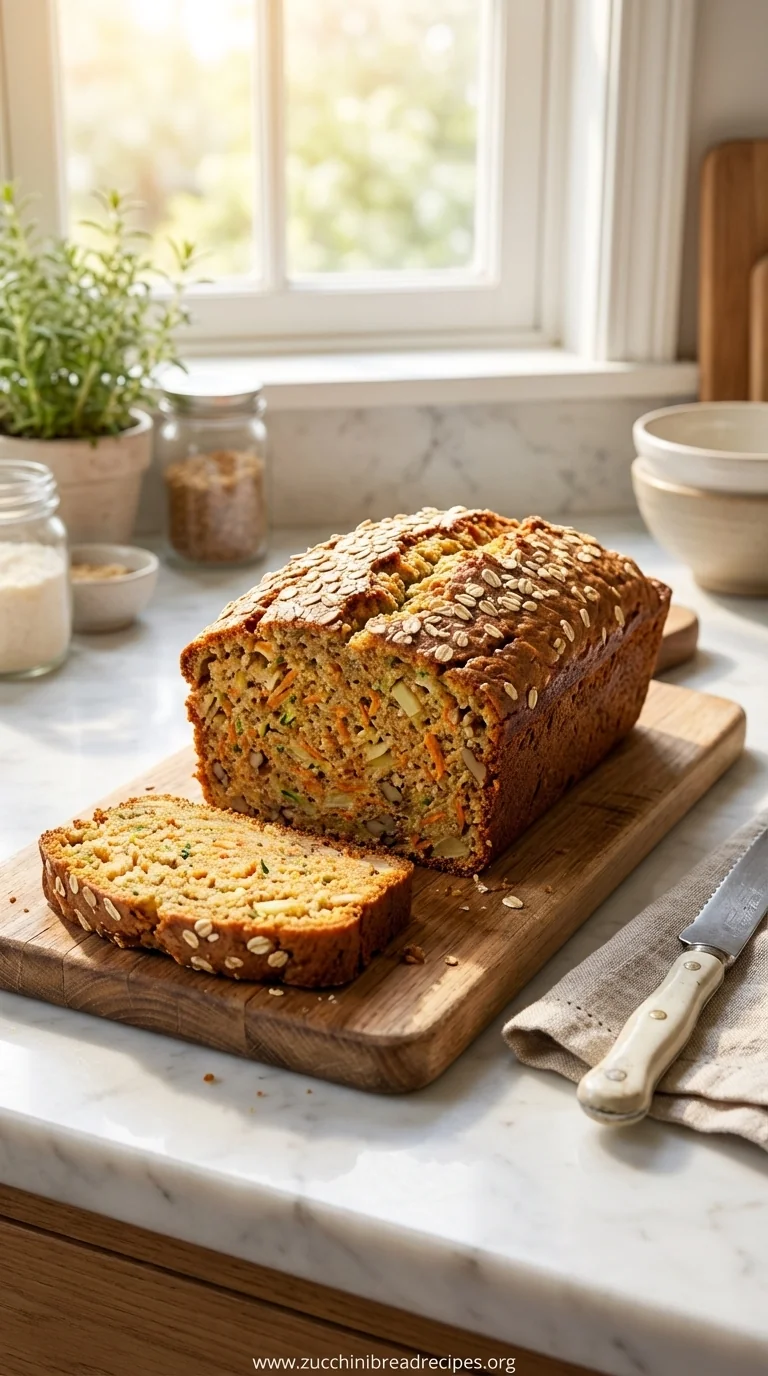 Carrot Apple Zucchini Bread Recipe - Homemade & Healthy