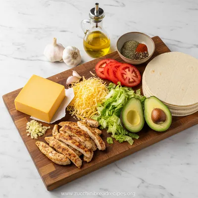 Cheesy Garlic Chicken Wraps - Quick Low Carb Delight - cooking process