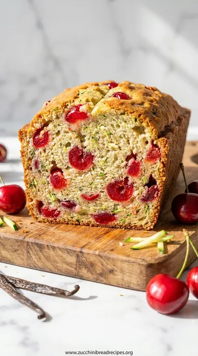 Cherry Vanilla Zucchini Bread Recipe