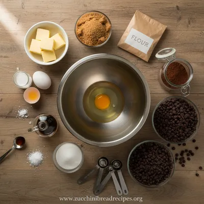 Chewy Chocolate Cookie - cooking process