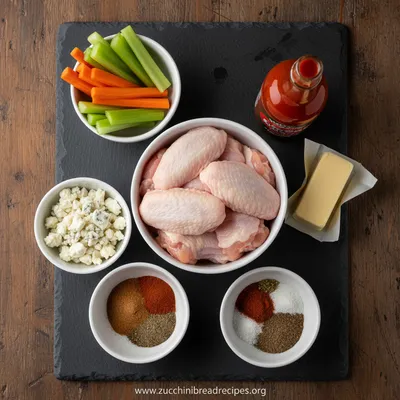 Hot Wing Charcuterie Board: Super Bowl Party Food Idea - ingredients preparation