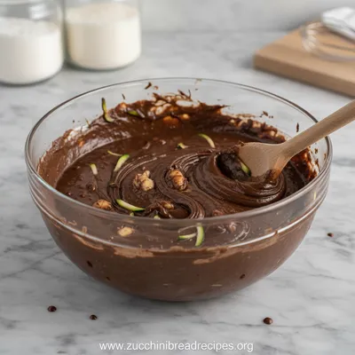 Chocolate Banana Zucchini Bread - ingredients preparation
