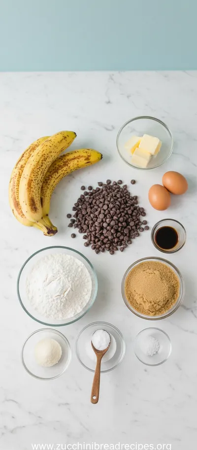 Chocolate Chip Banana Bread - cooking process