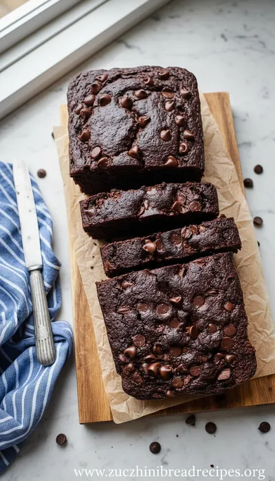 Chocolate Chunk Zucchini Bread Recipe