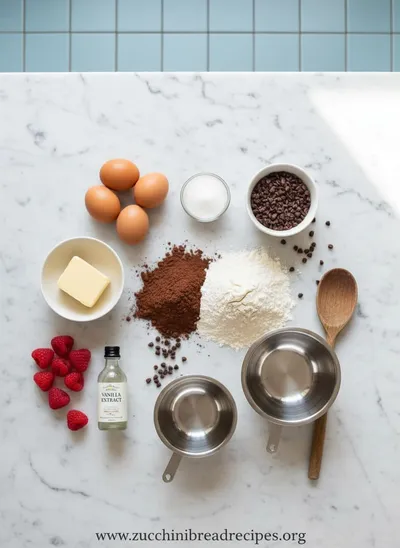 Chocolate Raspberry Cake Recipe - cooking process