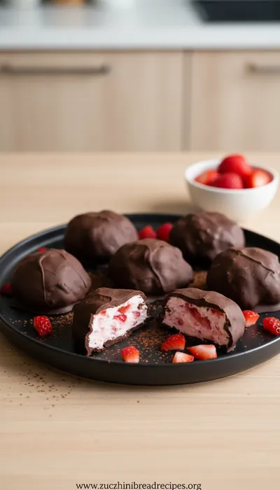 Chocolate Strawberry Yogurt Clusters