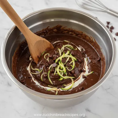 Chocolate Zucchini Bread With Sour Cream - ingredients preparation
