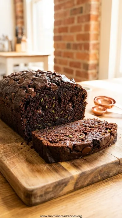 Moist Chocolate Zucchini Bread Recipe