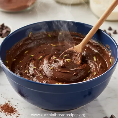 Delicious Chocolate Zucchini Bread Recipe - cooking process