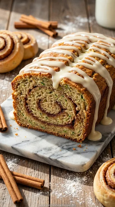 Cinnamon Roll Zucchini Bread Recipe
