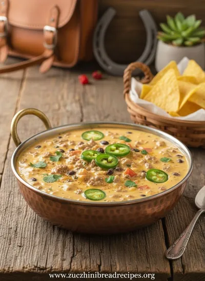 Cowboy Queso – Classic Cheesy Dip - ready to serve