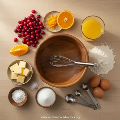 Easy Cranberry Orange Muffins - cooking process
