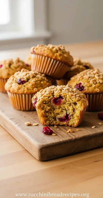 Cranberry Orange Oatmeal Muffins – Healthy Gluten‑Free