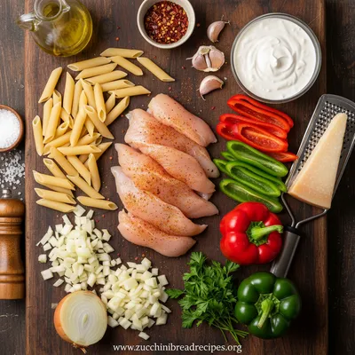 Creamy Cajun Chicken Pasta - cooking process