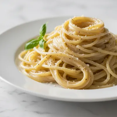 Creamy Garlic Parmesan Spaghetti