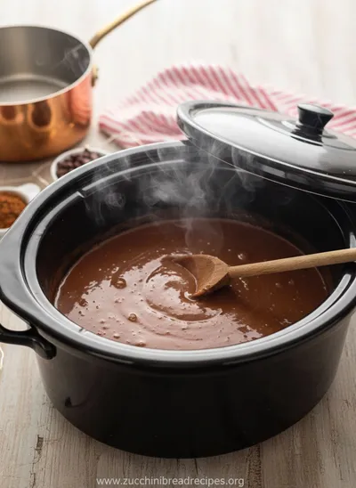 Crockpot Hot Chocolate - ingredients preparation