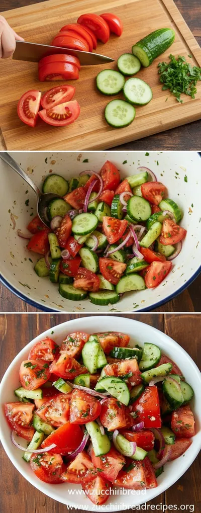 Cucumber and Tomato Salad – Fresh, Easy Recipe