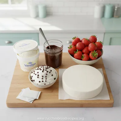 Dairy Queen Copycat Ice Cream Cake - cooking process