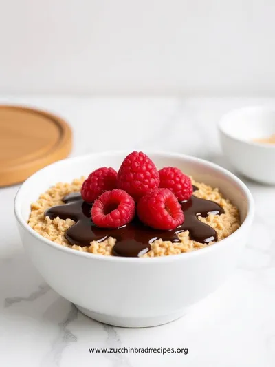 Dark Chocolate Raspberry Overnight Oats