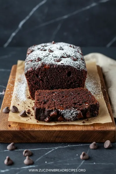 Double Chocolate Zucchini Bread Recipe - Moist and Fudgy - ready to serve
