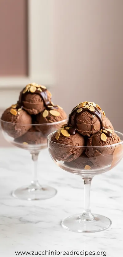 Duo of Chocolate Ice Cream Glasses