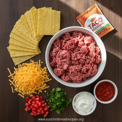 Easy Taco Cups: Perfect Super Bowl Appetizer - ingredients preparation