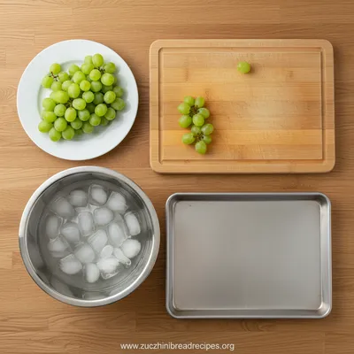 Frozen Grapes – Quick Healthy Snack - cooking process
