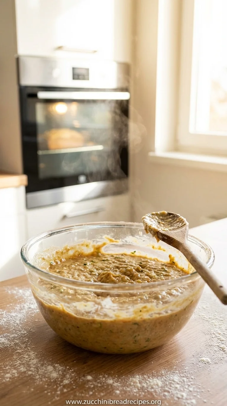 Easy Gluten-Free Zucchini Bread Recipe - cooking process