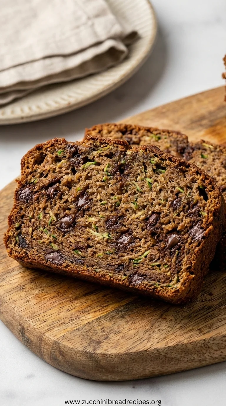 Grain Free Chocolate Zucchini Bread (Paleo, Gluten Free)